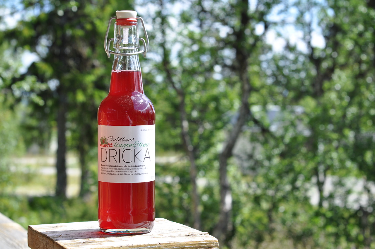 Guldbyns Lingon&Lime Dricka