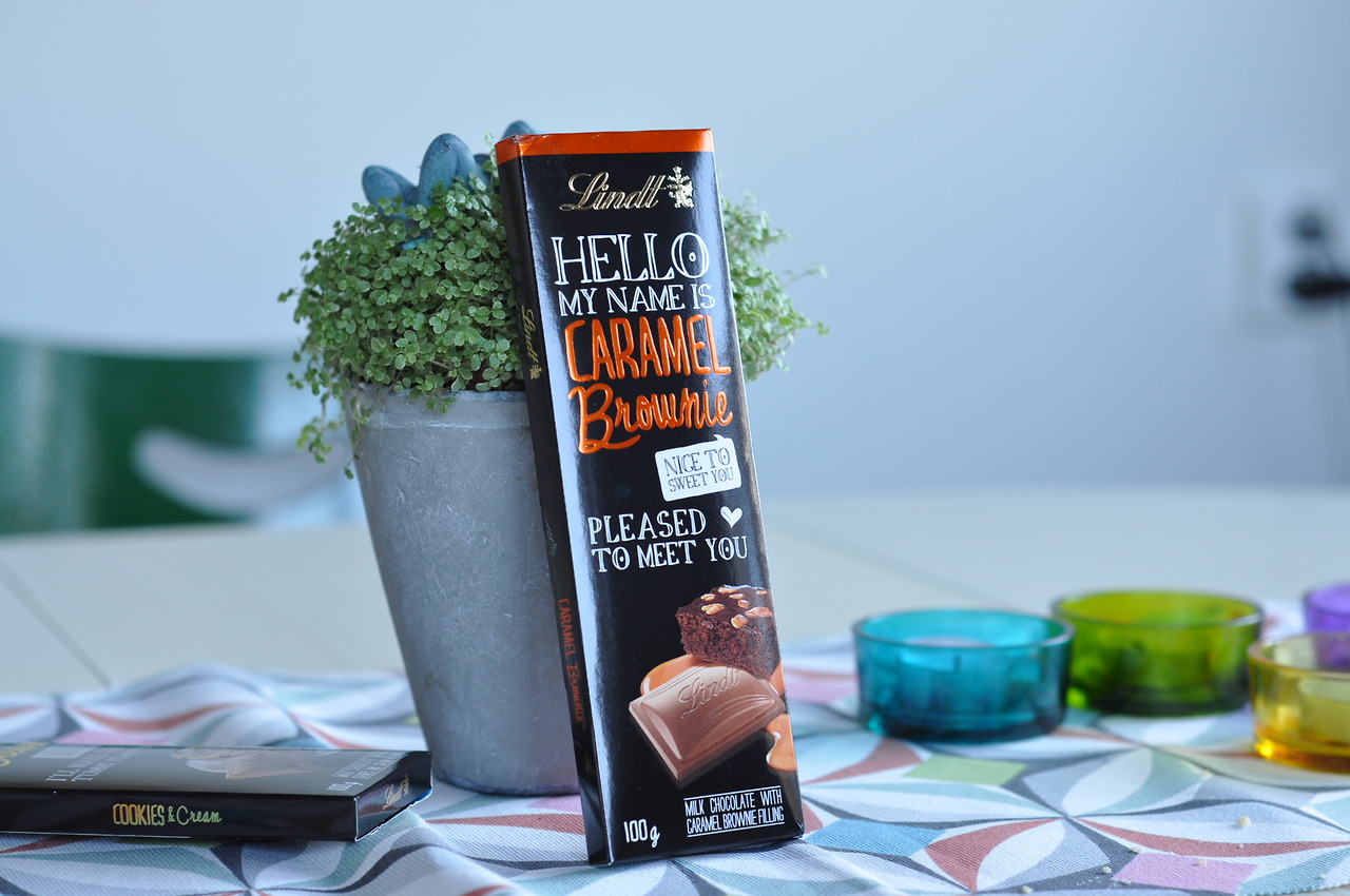 Lindt Hello My Name Is Caramel Brownie