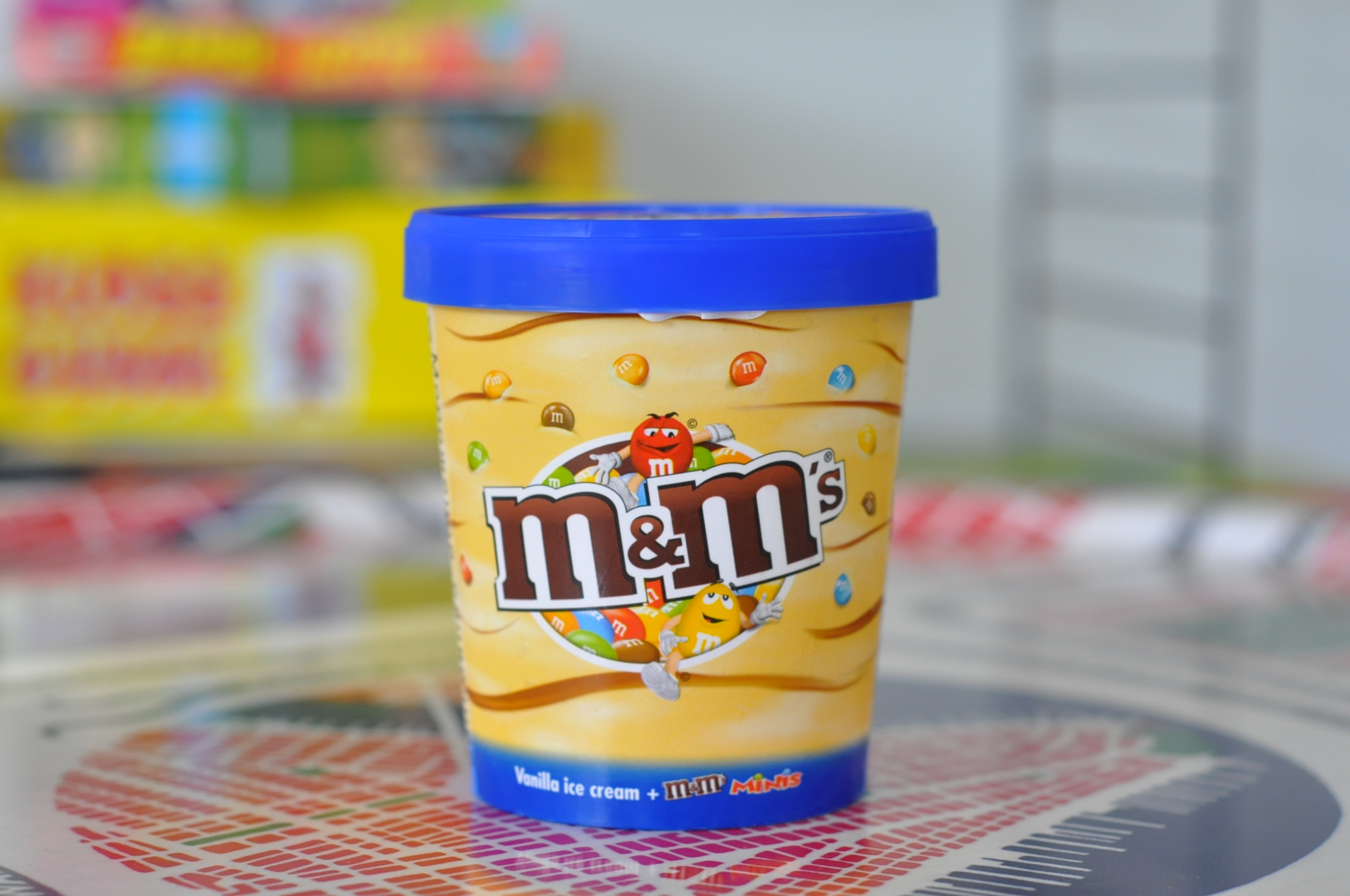 M&M's Minis Vanilla Ice Cream