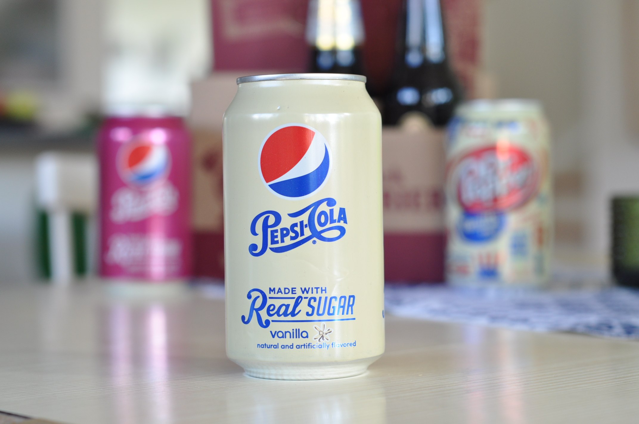 Pepsi Vanilla made with Real Sugar