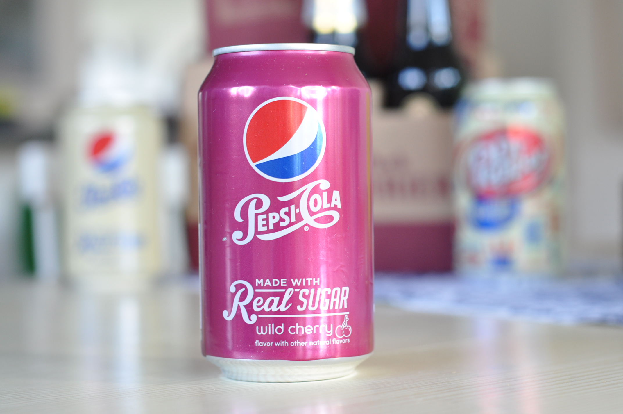 Pepsi Wild Cherry made with Real Sugar
