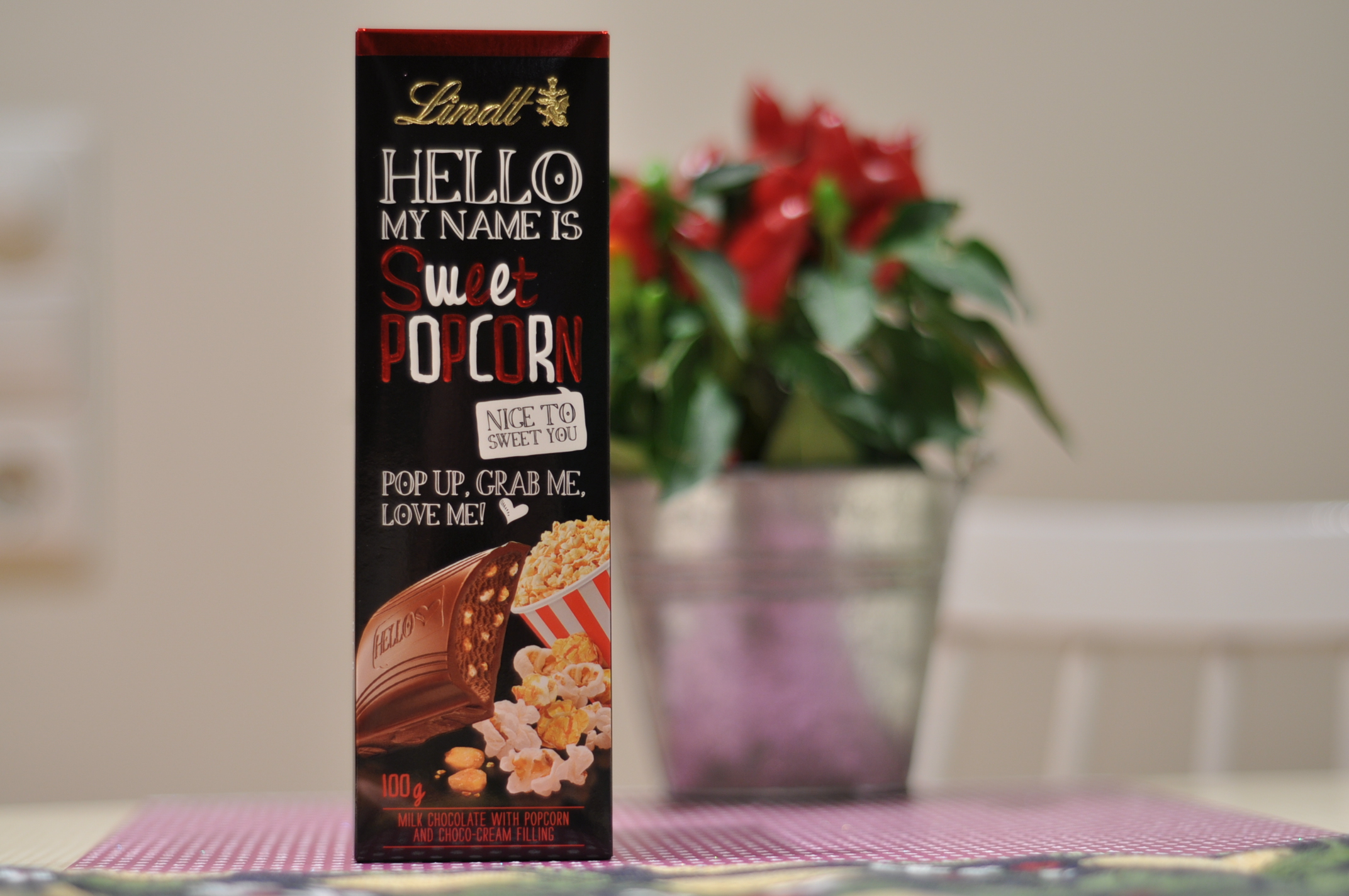 Lindt Hello My Name Is Sweet Popcorn