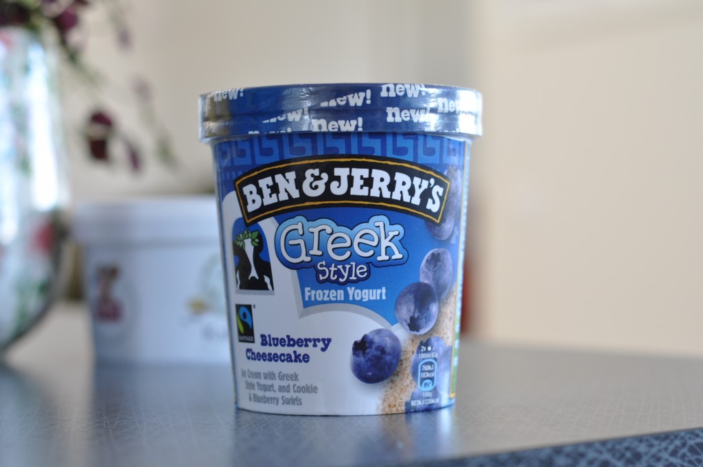 Ben & Jerry's Greek Style Frozen Yogurt Blueberry Cheesecake