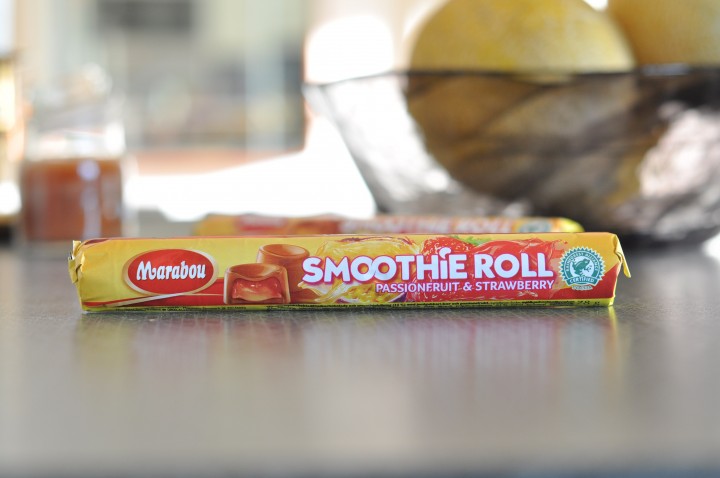 Marabou Smoothie Roll Passionfruit & Strawberry
