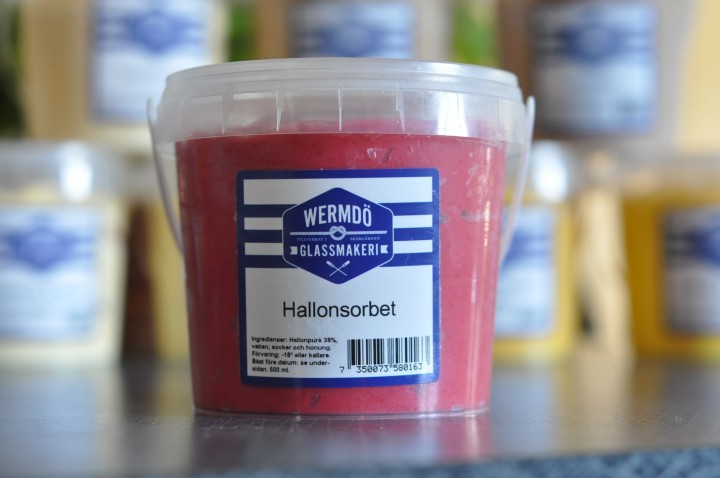 Wermdö Glassmakeri Hallonsorbet