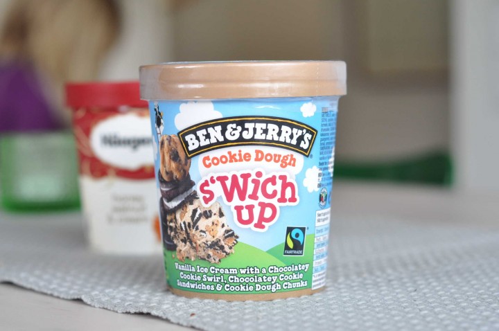 Ben & Jerry's Cookie Dough S'Wich Up