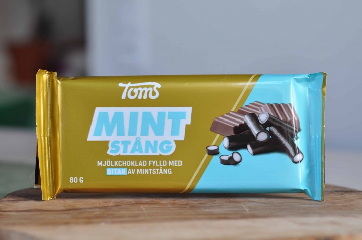 Toms Mjölkchoklad Mintstång