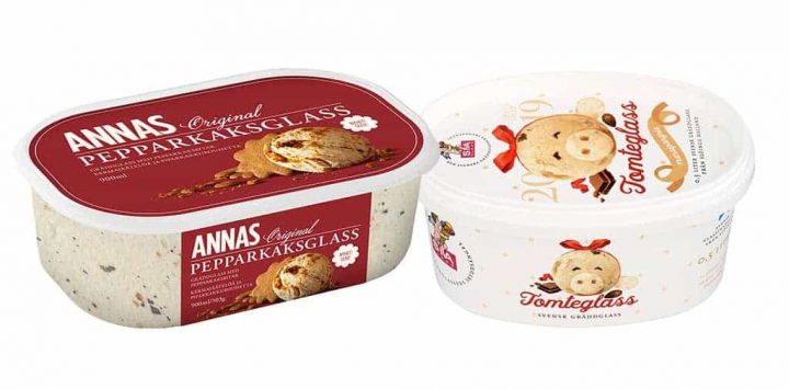 Annas Pepparkaksglass & Sia Glass Tomteglass Marsipangris