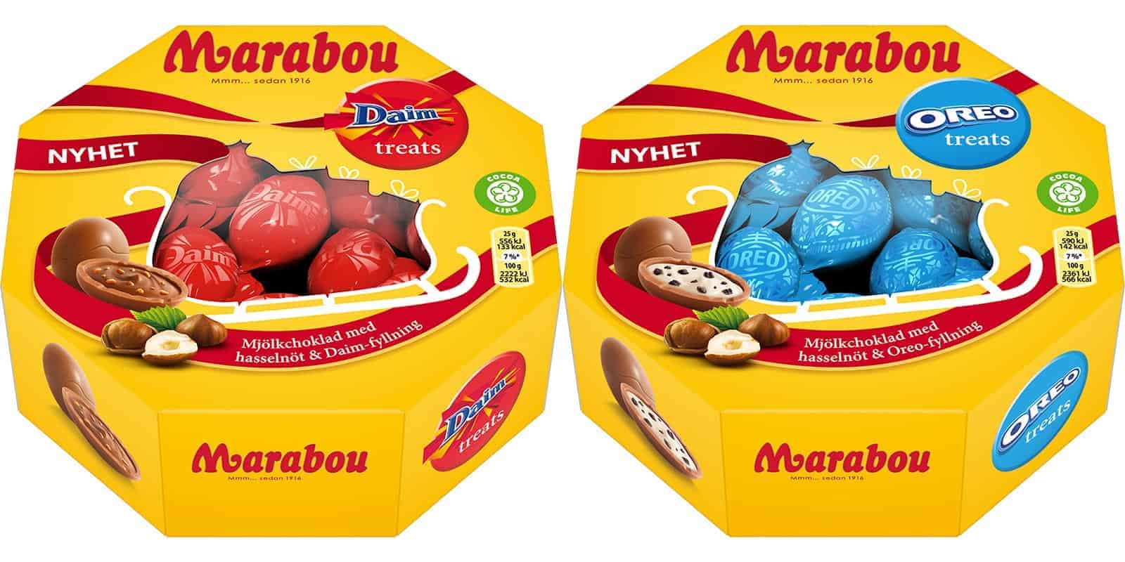 Nyhet Marabou Treats Daim & Oreo Sockerbiten