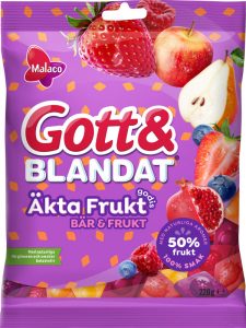 Gott blandat äökta frukt