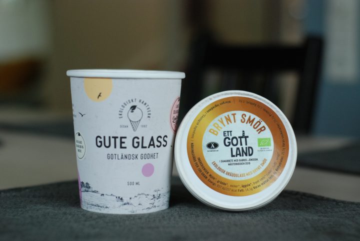 Gute Glass Brynt Smör