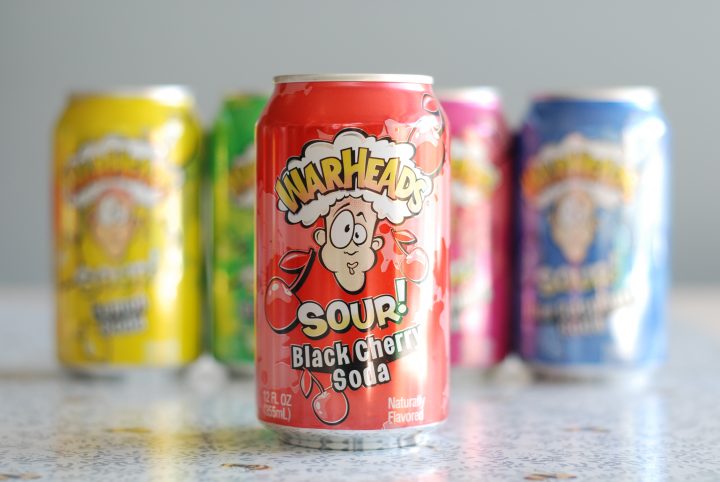 Warheads Sour! Black Cherry Soda