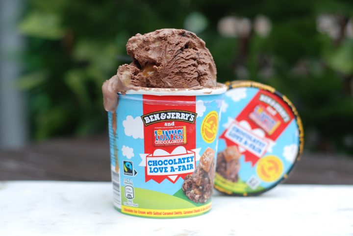 Ben & Jerry's with Tonys Chocolonely Chocolatey Love A-Fair