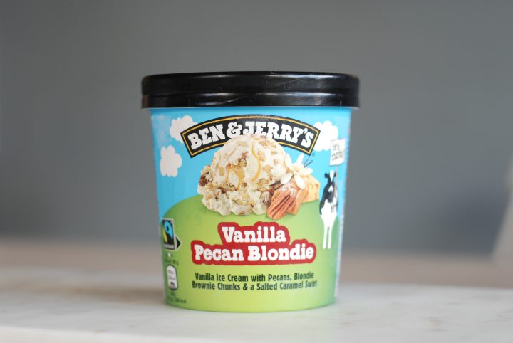 Ben & Jerry's Vanilla Pecan Blondie